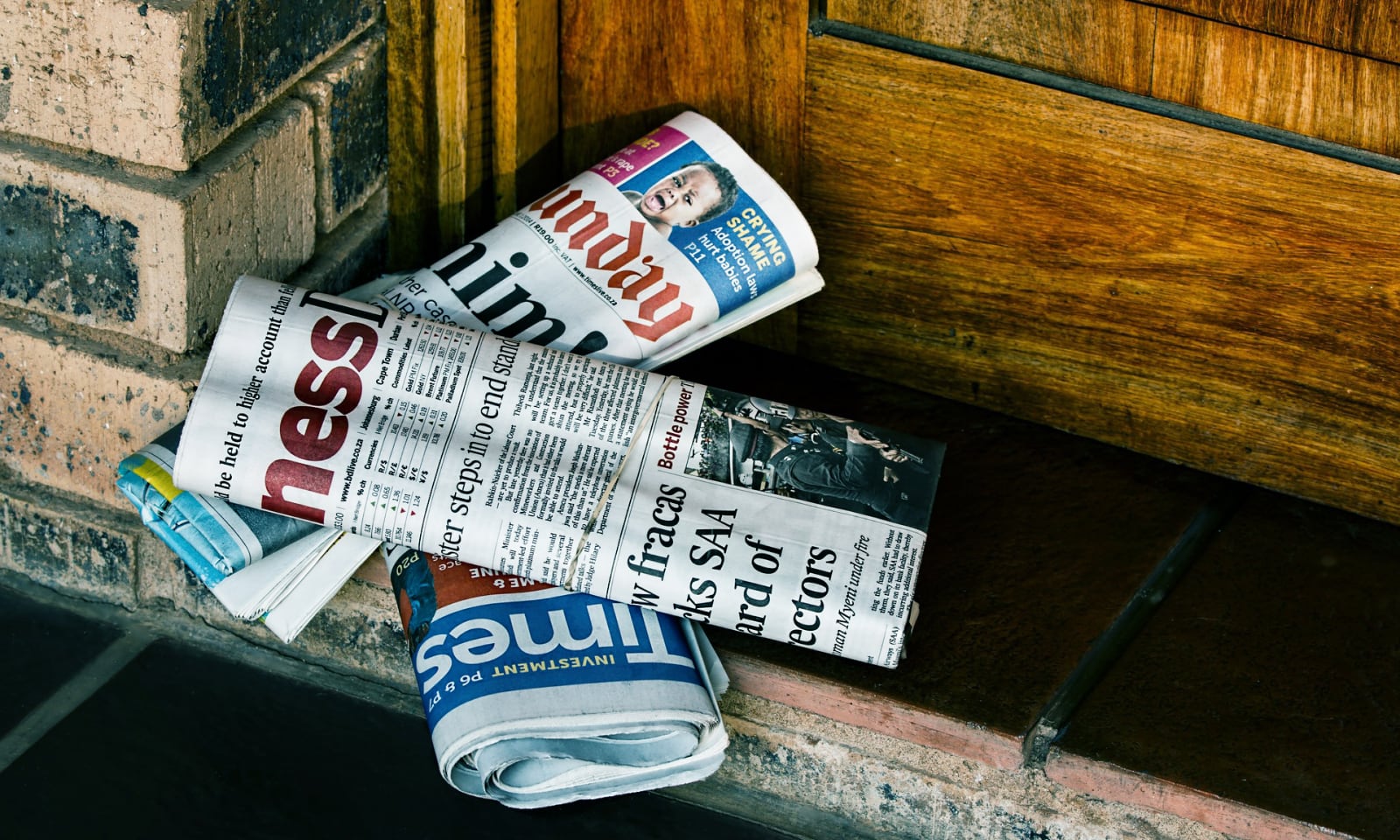 A newspaper